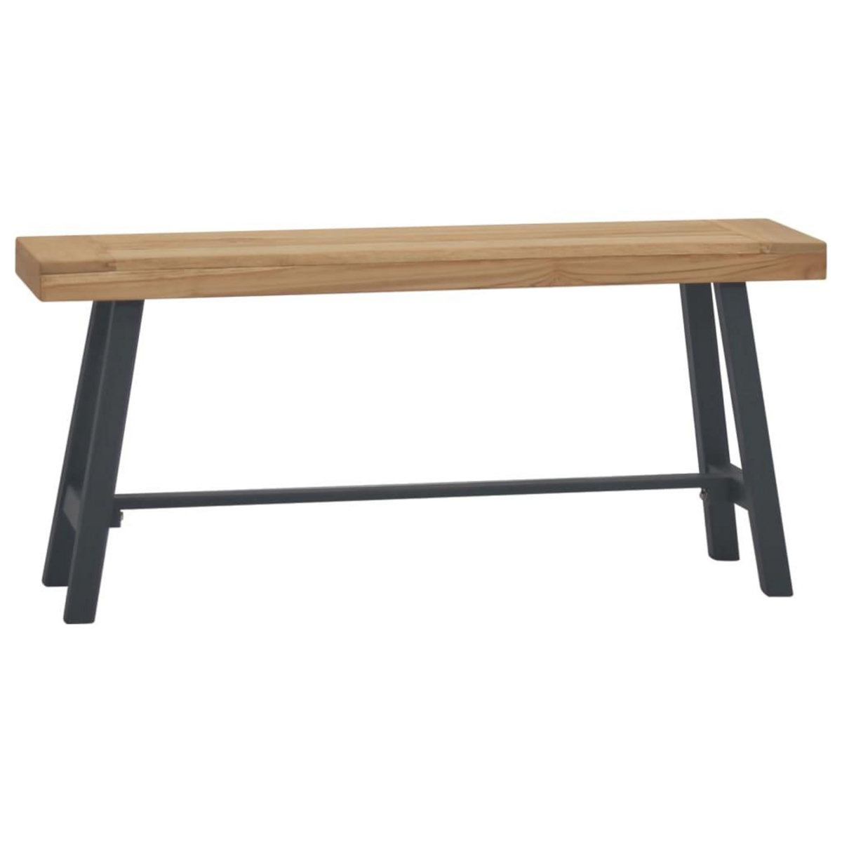VIDAXL Banc 110 cm Bois massif de teck