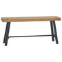 Voir la diapositive 1 : VIDAXL Banc 110 cm Bois massif de teck