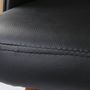 Voir la diapositive 4 : The Home Deco Factory Fauteuil design rétro Nash - Noir