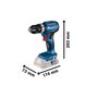 Voir la diapositive 2 : BOSCH Combo kit 3 machines 18V (GWS7 GSB45 GDX200) + 2 batteries 5Ah + sac BOSCH 0615990N31