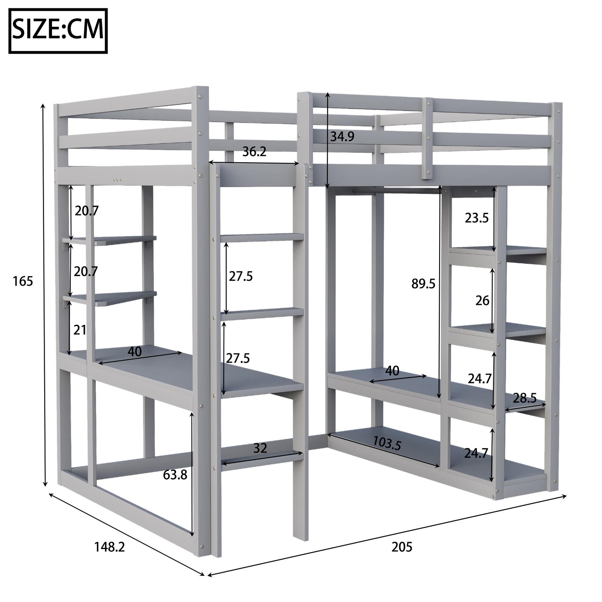 Voir la diapositive 3 : MERAX Lit mezzanine