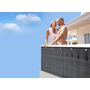 Voir la diapositive 3 : Jardiline Brise vue pour grillage 500 x H.120 cm Ardoise - Jardiline