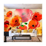 Paris Prix Papier Peint  Velvet Poppies. Coloris disponibles : Multicolore