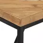 VIDAXL Table a dîner 120x60x76 cm Bois solide d'acacia et de manguier