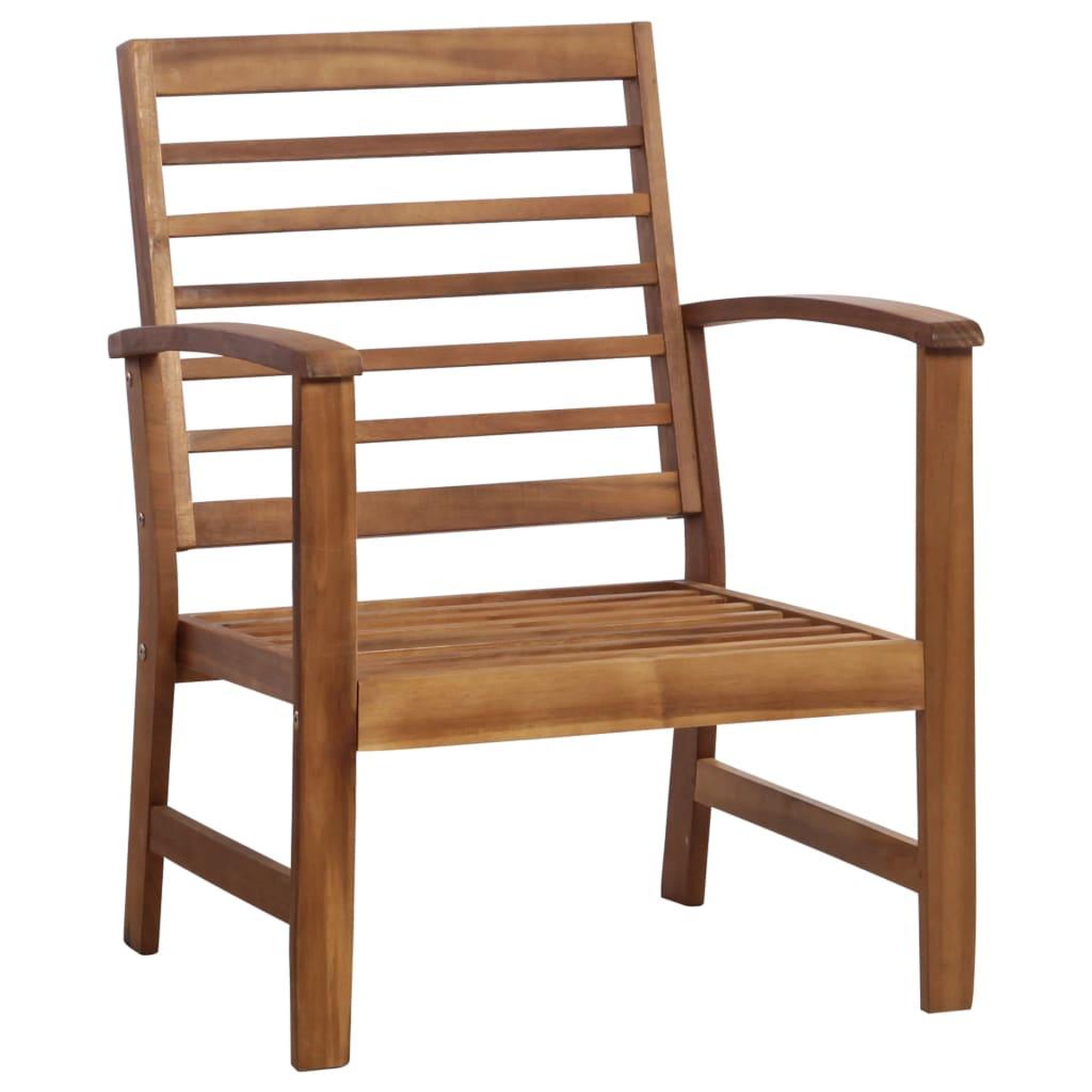 Voir la diapositive 3 : VIDAXL Salon de jardin 4 pcs Bois d'acacia solide