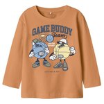 NAME IT T Shirt Manches Longues  Garçon Name it Thorhim. Coloris disponibles : Orange