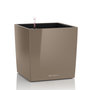 Voir la diapositive 1 : LECHUZA Cube Premium 50 - Kit Complet, taupe brillant 50 cm