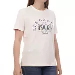 Lee Cooper T-Shirt Beige Femme Lee Cooper Ocilia. Coloris disponibles : Beige