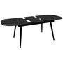 Voir la diapositive 2 : Paris Prix Table de Repas Extensible  Mapu  160-200cm Noir