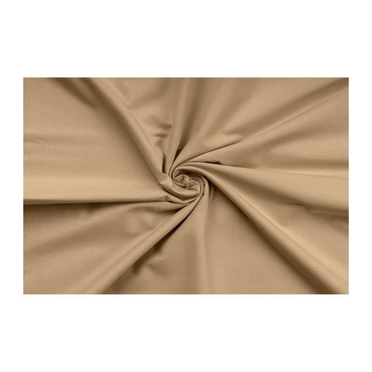 GENERIQUE Parure de lit - 1 housse de couette 220 x 240 cm + 2 taies d'oreiller 60 x 60 cm - 100% coton renforcé - Marron