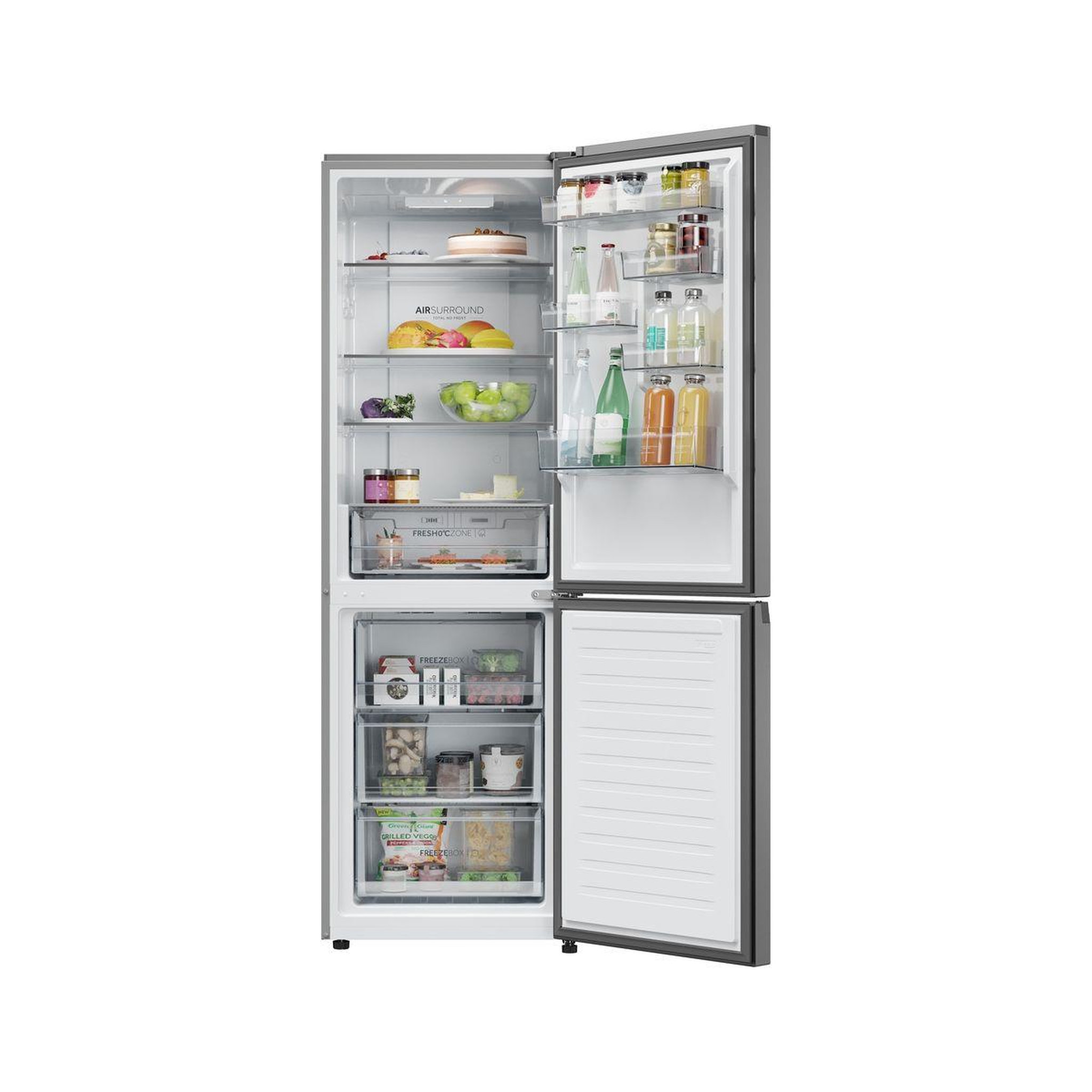 Voir la diapositive 5 : HAIER Réfrigérateur combiné HDPR1618ANPK