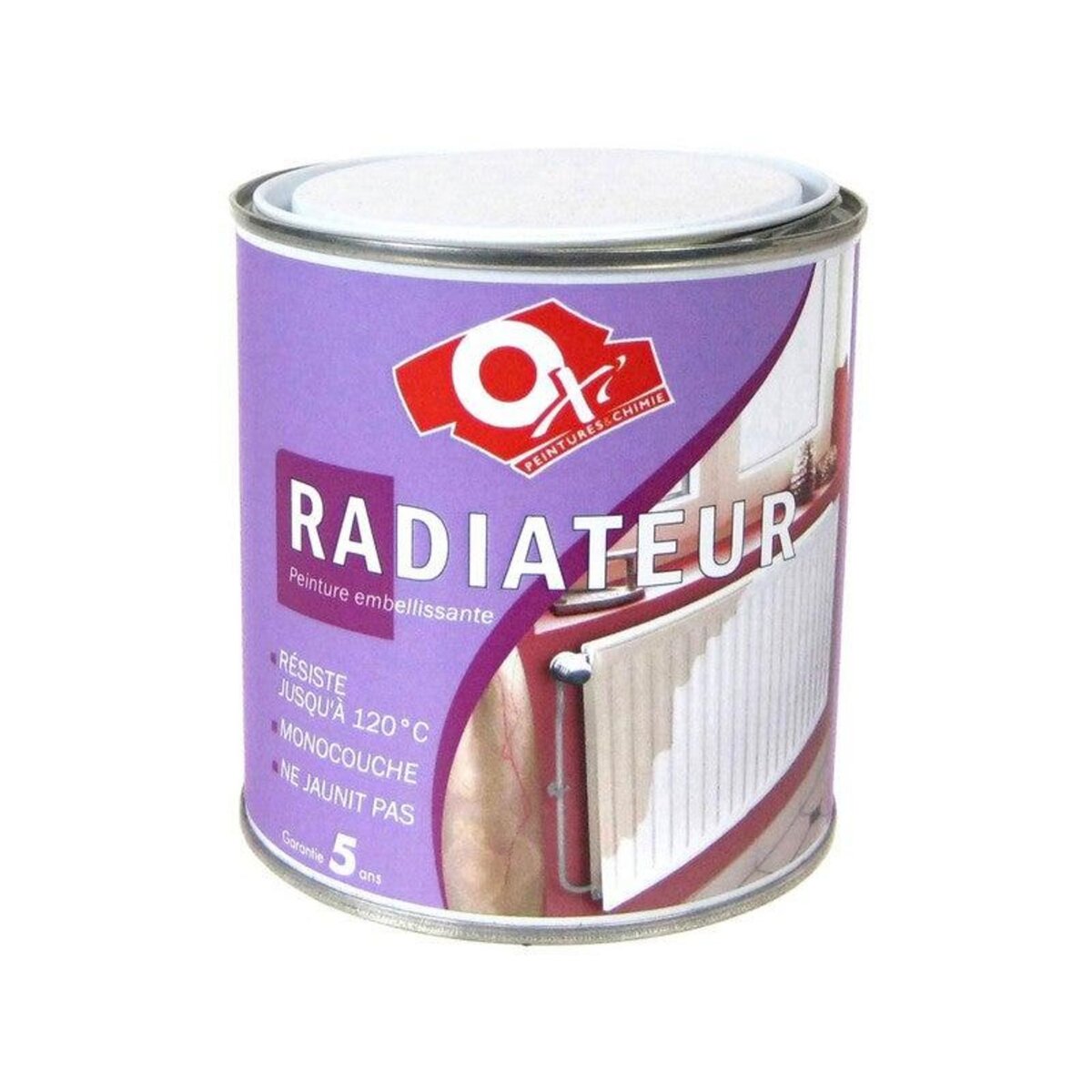 CENTRALE BRICO Peinture Blanche Radiateur Satin 0L5