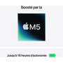 Voir la diapositive 4 : APPLE Ordinateur Apple Air 13  Puce M5 CPU 10 / GPU 10 cœurs Mémoire RAM 16Go Stockage 1To SSD Lumière stellaire