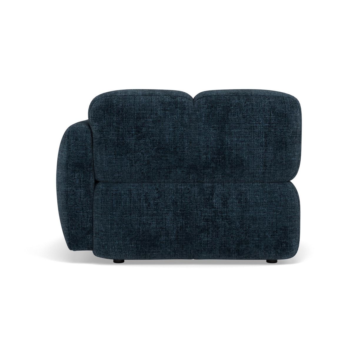 LISA DESIGN Grace - module d'assise droit en velours texturé