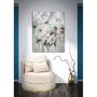 Voir la diapositive 5 : Paris Prix Toile Peinture Déco  Crem Flower  80x100cm Multicolore