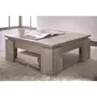 Table basse carrée SEGURO L80x80cm