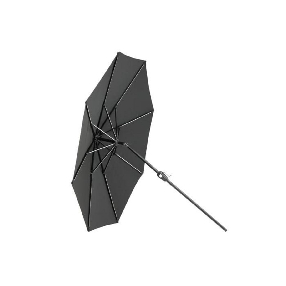 Paris Prix Parasol à LED  Sabal  270cm Noir