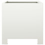 Voir la diapositive 4 : VIDAXL Jardiniere blanc 30x30x30 cm acier