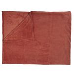 Paris Prix Plaid Microfibre  Roméo  150x200cm Terracotta