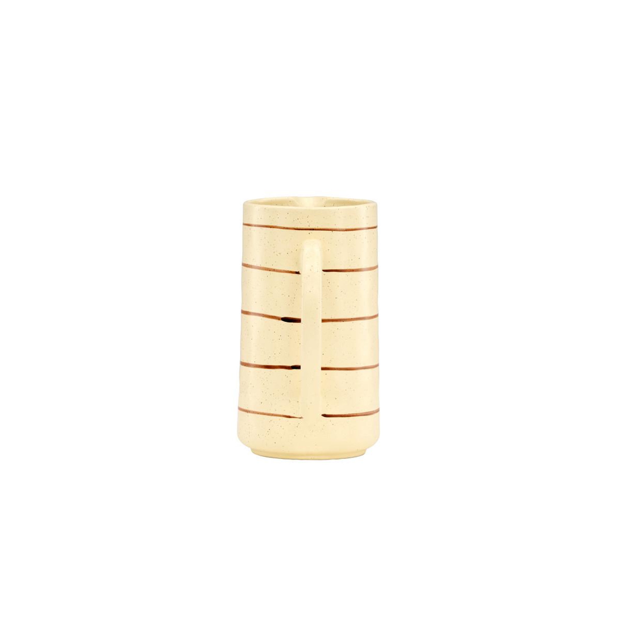 Voir la diapositive 3 : Paris Prix Pichet moucheté en porcelaine  kutie  22cm beige