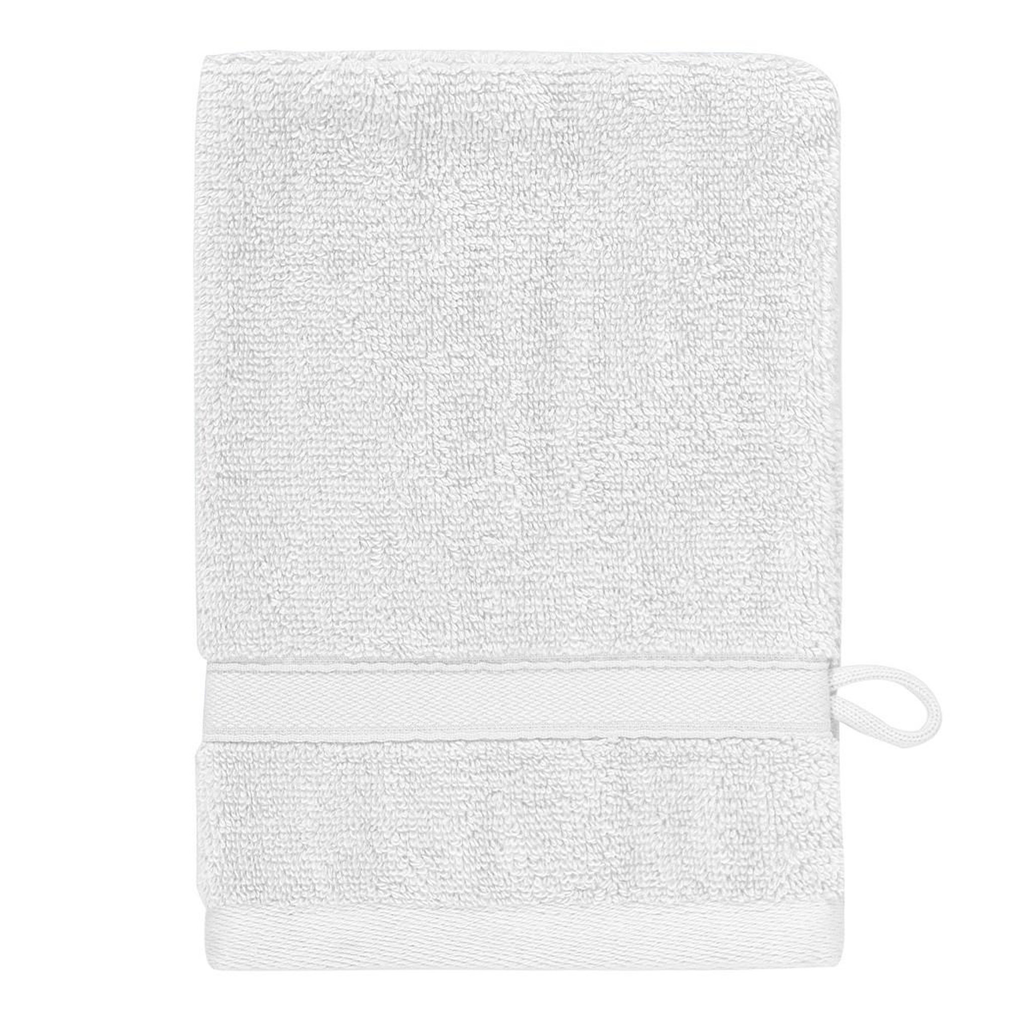 Voir la diapositive 2 : Sensei Maison Lot de 3 gants de toilette 600 g/m² SENSILK - 16x22 cm