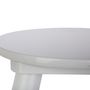Voir la diapositive 4 : ATMOSPHERA Tabouret enfant Douceur - Diam. 24 cm - Blanc