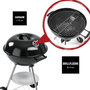 Voir la diapositive 4 : AAAAA Landmann barbecue boule 41 cm au charbon de bois