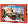 Voir la diapositive 2 : Castorland Puzzle 1000 pièces : Le train à vapeur