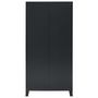Voir la diapositive 3 : VIDAXL Garde-robe Metal de style industriel 90 x 40 x 180 cm Noir