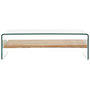 Voir la diapositive 2 : VIDAXL Table basse Clair 98x45x31 cm Verre trempe