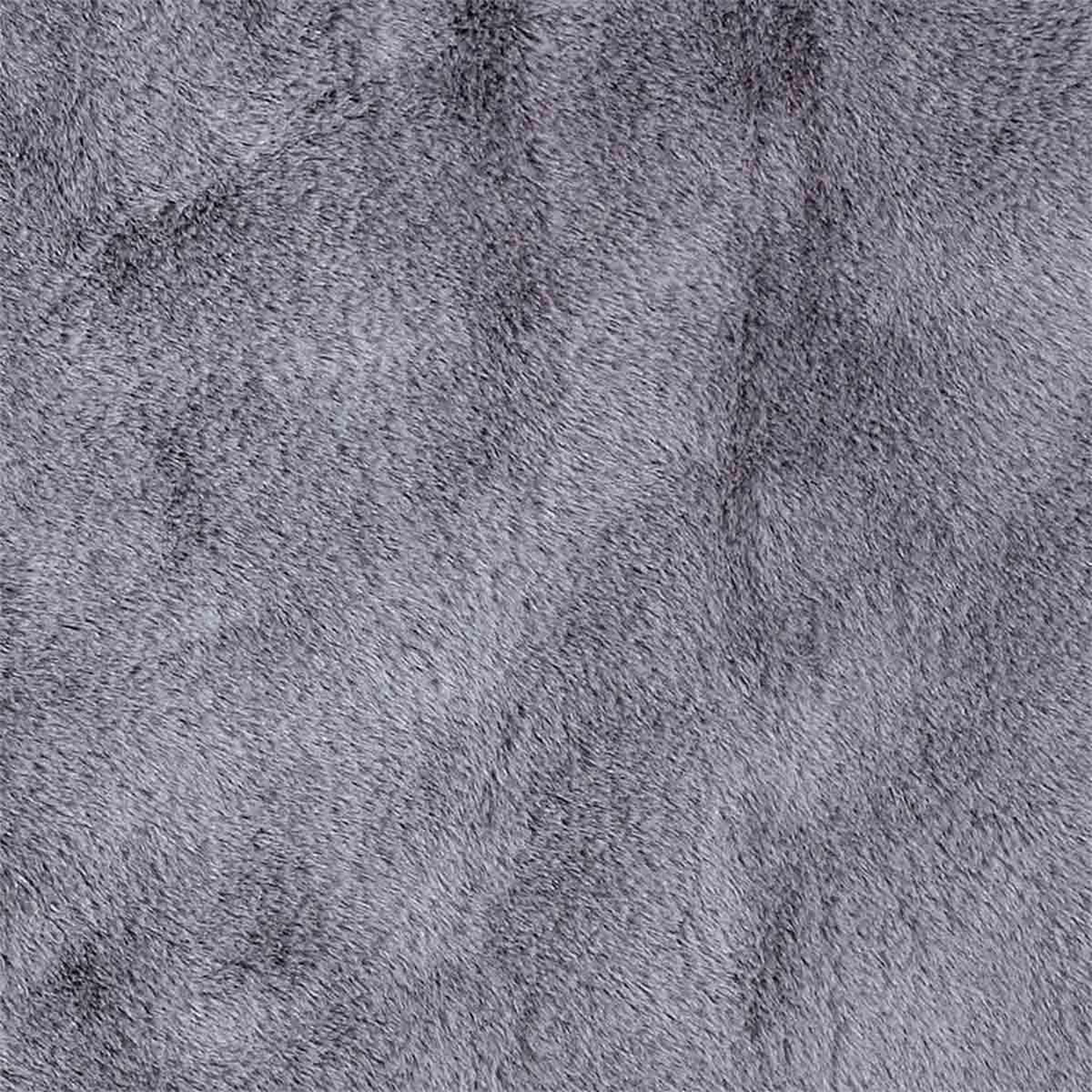 Voir la diapositive 4 : The Home Deco Factory Tapis imitation fourrure  fin  60x110cm gris