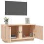 Voir la diapositive 5 : VIDAXL Meuble TV 80x35x40,5 cm Bois de pin massif