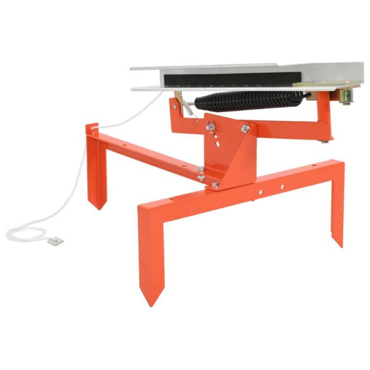 VIDAXL Cible de lanceur d argile Acier