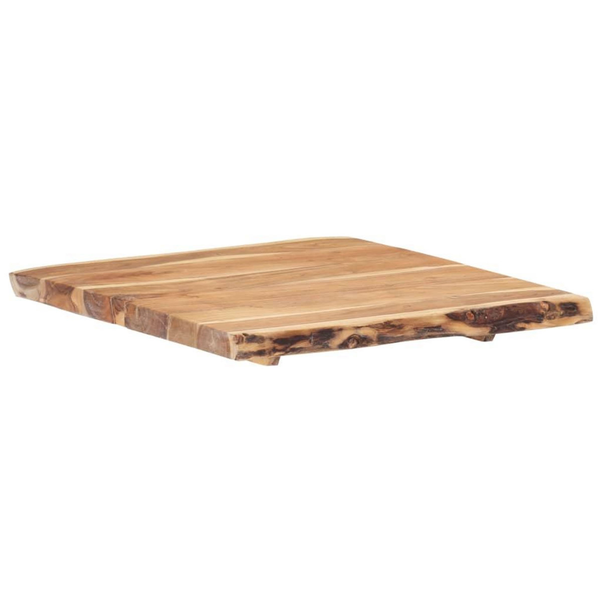 VIDAXL Dessus de table Bois d'acacia massif 58x(50-60)x3,8 cm