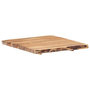 Voir la diapositive 4 : VIDAXL Dessus de table Bois d'acacia massif 58x(50-60)x3,8 cm