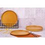 Voir la diapositive 2 : BJORN Assiette SCANDI Ø27,5cm - 4 pièces - Ocre