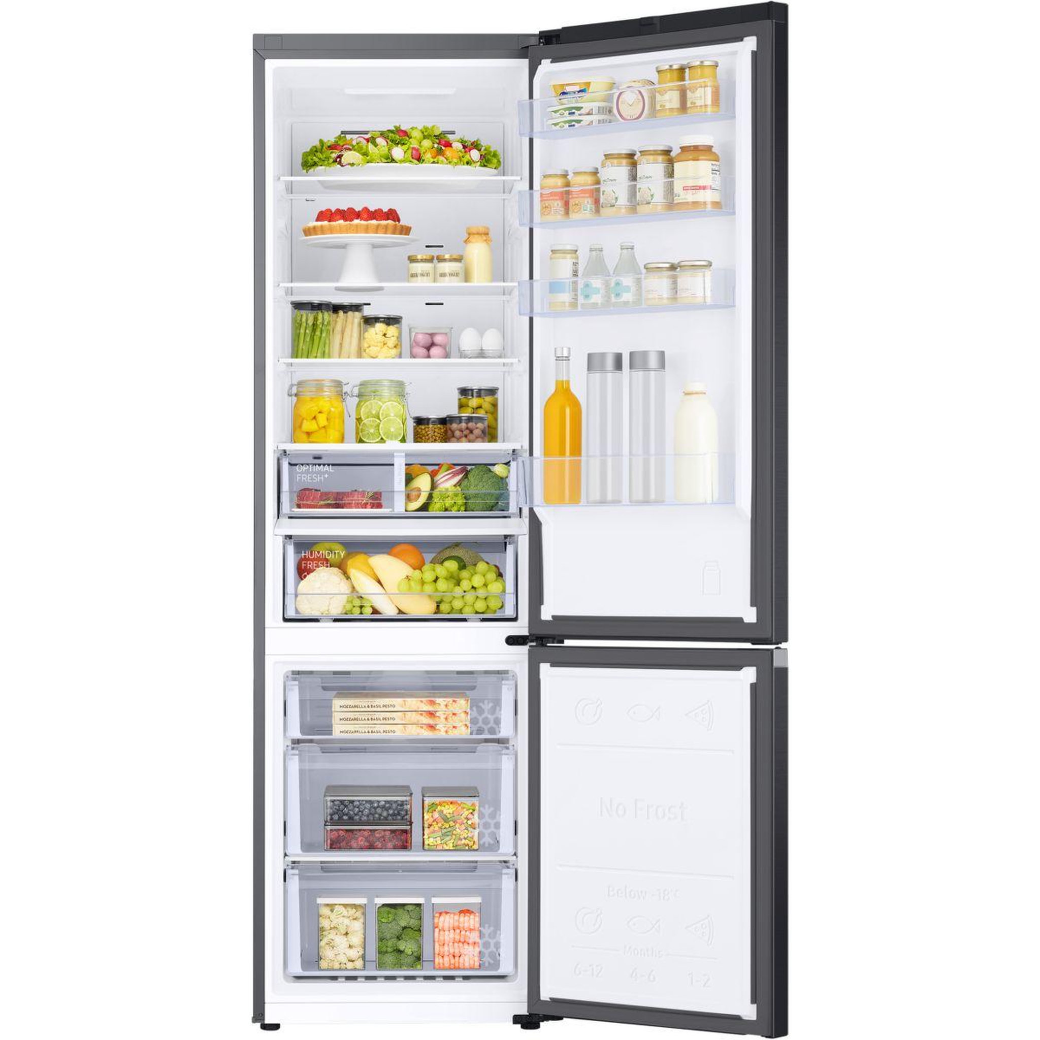 Voir la diapositive 2 : Samsung Réfrigérateur combiné rb38t607bb1