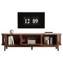 Voir la diapositive 1 : MERAX Meuble tv marron 165cm mdf
