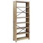 Voir la diapositive 5 : VIDAXL Bibliotheque 7 niveaux 80x30x200 cm Bois solide d'acacia