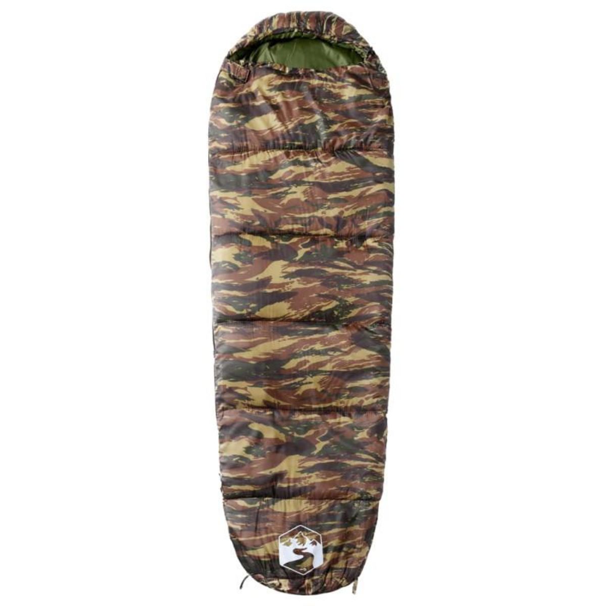 VIDAXL Sac de couchage momie pour adultes camping 3 saisons