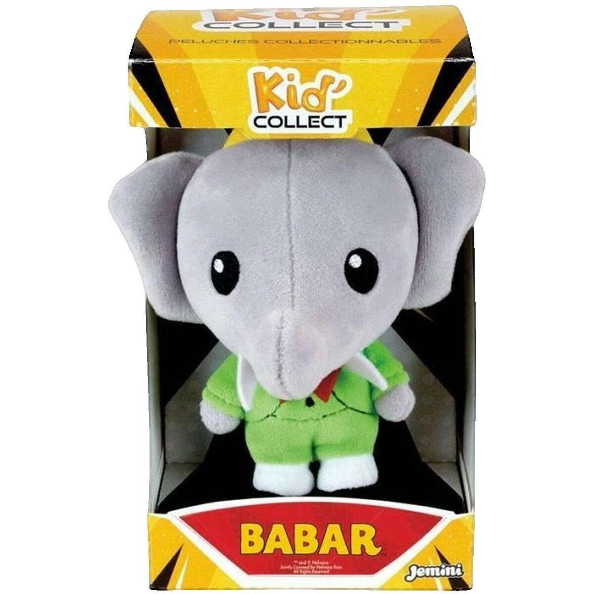 Voir la diapositive 3 : JEMINI Peluche Jemini Babar multicolore ultra douce 13 cm
