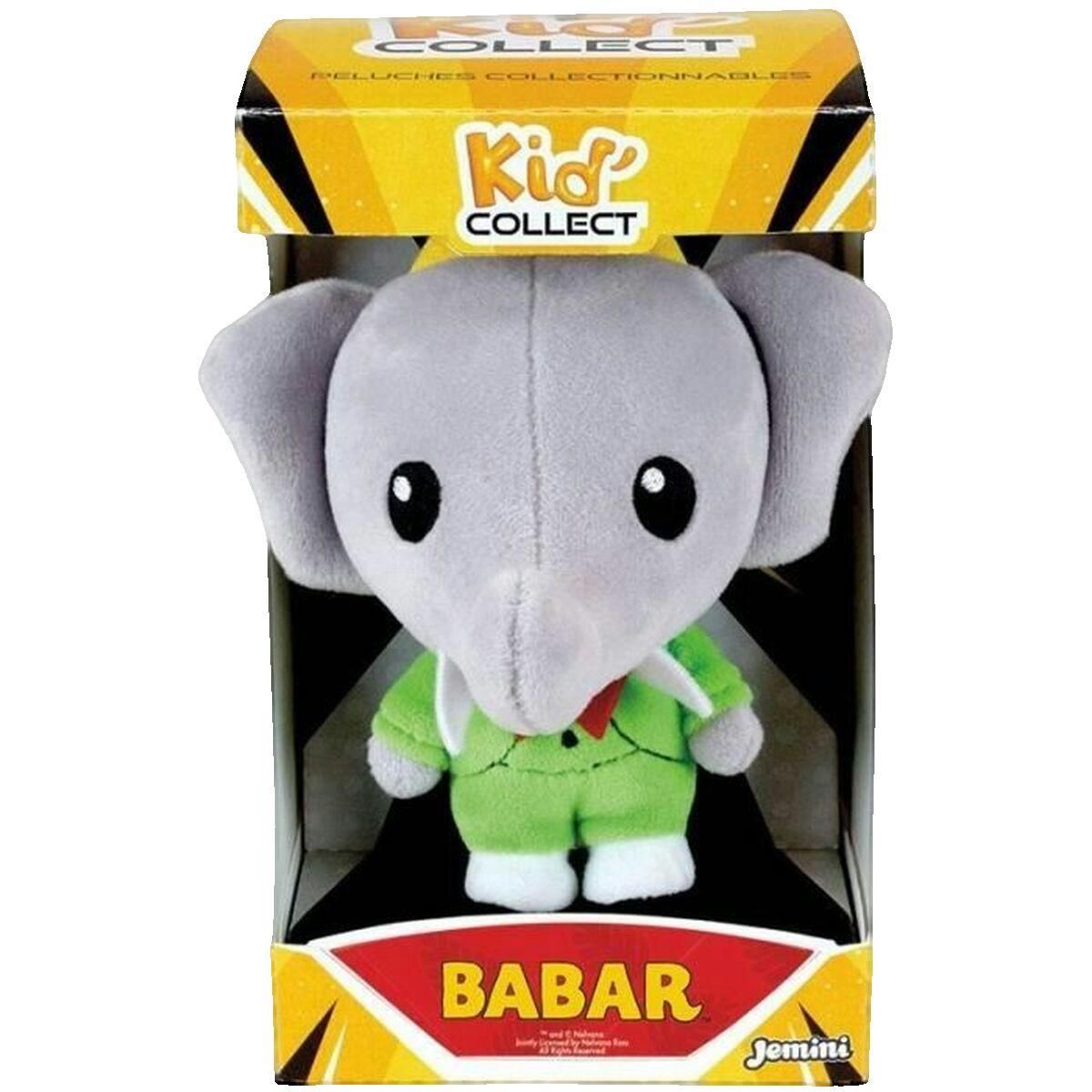 JEMINI Peluche Jemini Babar multicolore ultra douce 13 cm