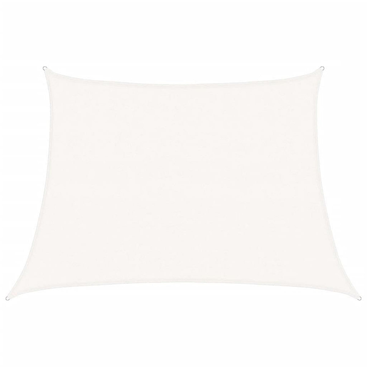 VIDAXL Voile d'ombrage 160 g/m^2 Blanc 4/5x3 m PEHD