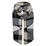Only Écharpe e/Gris à Motifs Femme Only Lima. Coloris disponibles : Noir