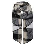 Only Écharpe e/Gris à Motifs Femme Only Lima. Coloris disponibles : Noir