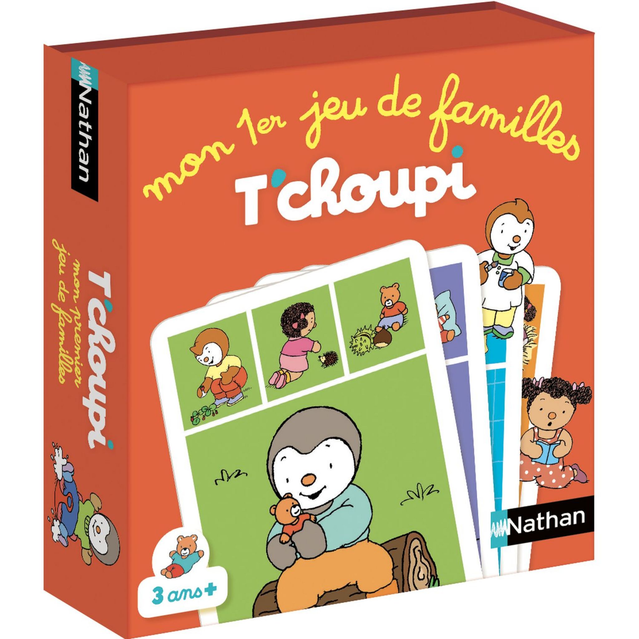 DISET Jeu Mon premier jeu de familles T'Choupi