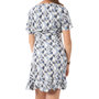 Voir la diapositive 2 : Only Robe Bleu Femme Only Marlie Wrap