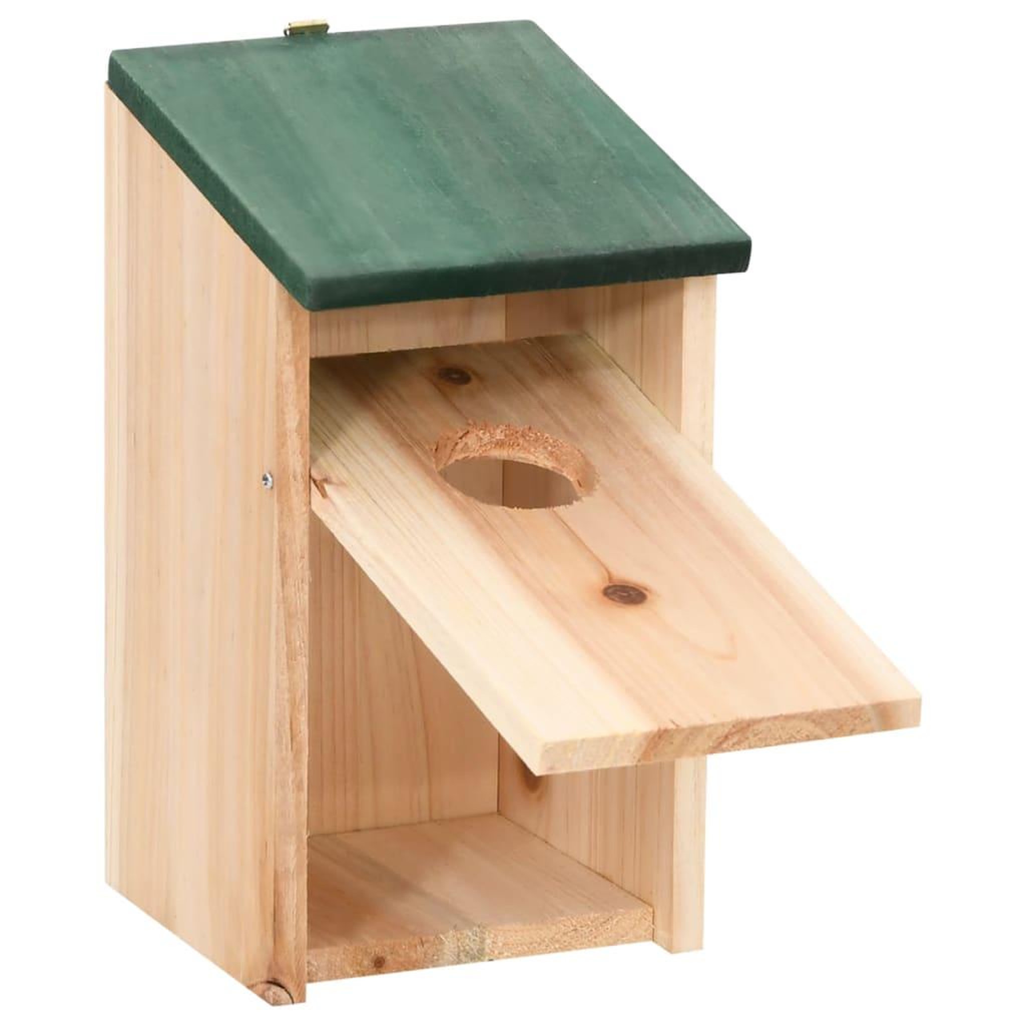 Voir la diapositive 4 : VIDAXL 4 pcs Nichoirs Bois 12x12x22 cm