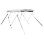 Voir la diapositive 3 : VIDAXL Toit bimini a 3 arceaux parois en maille 183x(170-182)x137 cm