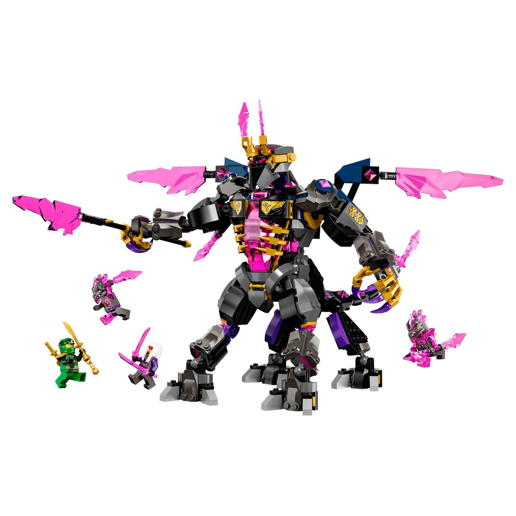 Voir la diapositive 3 : LEGO Ninjago 71772 Le Roi de Cristal, Ensemble avec Figurines, dont Lloyd, pour Enfants